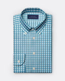 aqua-blue-poplin-gingham-check