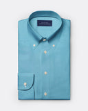 aqua-poplin-micro-gingham-check-shirt-button-down-collar