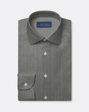 black-herringbone-shirt-medium-spread-collar