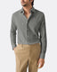 black-herringbone-shirt-medium-spread-collar