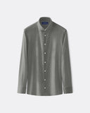 black-herringbone-shirt-medium-spread-collar