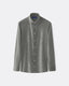 black-herringbone-shirt-medium-spread-collar