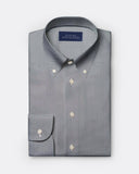 black-micro-crisscross-texture-shirt-button-down-collar