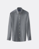 black-micro-crisscross-texture-shirt-button-down-collar
