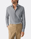 Micro Crisscross Texture Shirt - Medium Spread Collar