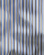 Blue & Brown Poplin Stripe Shirt - Button Down Collar