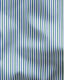 Blue & Brown Poplin Stripe Shirt - Button Down Collar