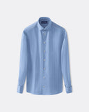 blue-herringbone-shirt-italian-spread-collar