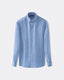 blue-herringbone-shirt-italian-spread-collar