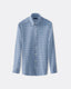 Poplin Gingham Check Shirt - Button Down Collar