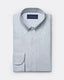 Twill Breton Stripe Shirt - Button Down Collar