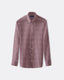 Poplin Medium Gingham Check Shirt - Button Down Collar