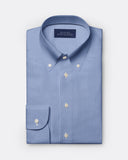 denim-blue-fine-herringbone-shirt-button-down-collar