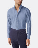 denim-blue-fine-herringbone-shirt-button-down-collar
