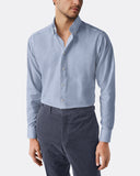 denim-blue-micro-herringbone-shirt-button-down-collar