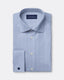 Micro Herringbone Shirt - Italian Spread Collar