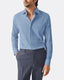Poplin Micro Gingham Check Shirt - Medium Spread Collar