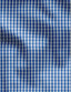 Poplin Micro Gingham Check Shirt - Medium Spread Collar