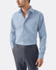 Poplin Pencil Stripe Shirt - Italian Spread Collar