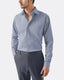 Twill Pencil Stripe Shirt - Italian Spread Collar