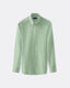 green-pinpoint-shirt-button-down-collar