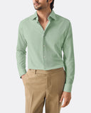 green-pinpoint-shirt-medium-spread-collar