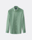 green-poplin-bengal-stripe-shirt-button-down-collar