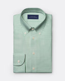 green-poplin-needle-stripe-shirt-button-down-collar