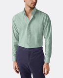 green-poplin-needle-stripe-shirt-button-down-collar