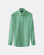 Twill Micro Check Shirt - Button Down Collar