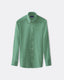 green-twill-pencil-stripe-shirt-button-down-collar