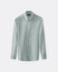 Twill Breton Stripe Shirt - Button Down Collar