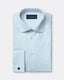 Micro Herringbone Shirt - Italian Spread Collar