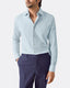 Micro Herringbone Shirt - Medium Spread Collar