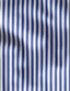 Poplin Classic Stripe Shirt - Medium Spread Collar
