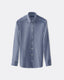 Poplin Gingham Check Shirt - Button Down Collar