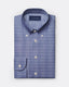 Poplin Medium Gingham Check Shirt - Button Down Collar