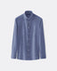 Poplin Medium Gingham Check Shirt - Medium Spread Collar