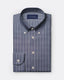 Poplin Micro Gingham Check Shirt - Button Down Collar