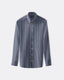 Poplin Micro Gingham Check Shirt - Button Down Collar