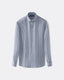 Poplin Needle Stripe Shirt - Italian Spread Collar