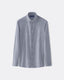 Poplin Pencil Stripe Shirt - Medium Spread Collar