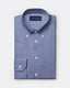 Twill Micro Check Shirt - Button Down Collar