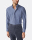 Twill Micro Check Shirt - Button Down Collar
