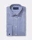 Twill Pencil Stripe Shirt - Italian Spread Collar