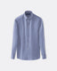 Twill Pencil Stripe Shirt - Italian Spread Collar