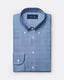 Poplin Medium Gingham Check Shirt - Button Down Collar