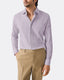 Poplin Medium Gingham Check Shirt - Medium Spread Collar