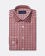 Poplin Gingham Check Shirt - Medium Spread Collar
