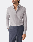 red-poplin-fine-stripe